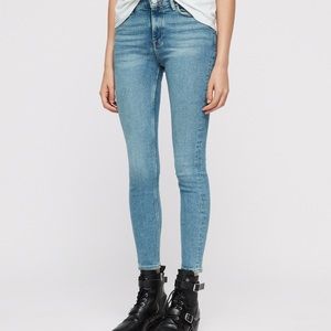 All Saints Skinny Jeans with Zip